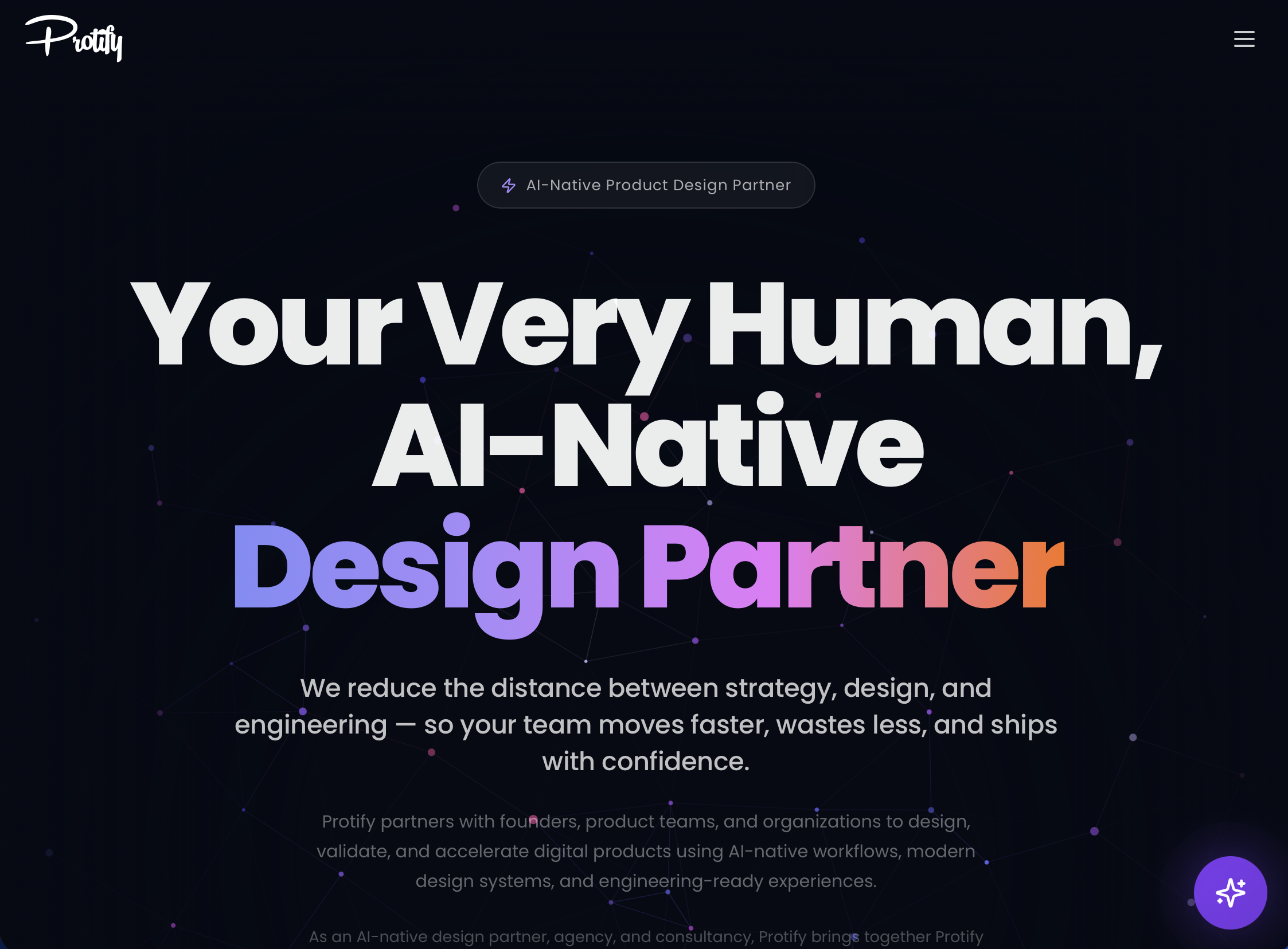 Protify | AI-Native Design Partner, Agency & Consultancy